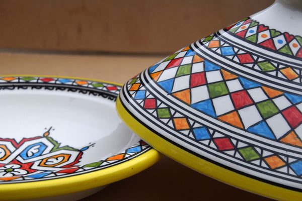Exquisitely Crafted Colourful Decorative Tajine