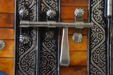 Beautiful Henna, Bone, and Brass Mirror