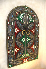 Gorgeous Brass, Bone and Resin Mirror