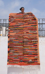 Stunning Mkharbqa Kilim - triangle design