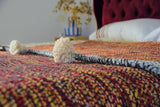 Gorgeous and absolutely unique multi-colour Cotton Blanket