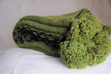 Green and Black Cotton Blanket