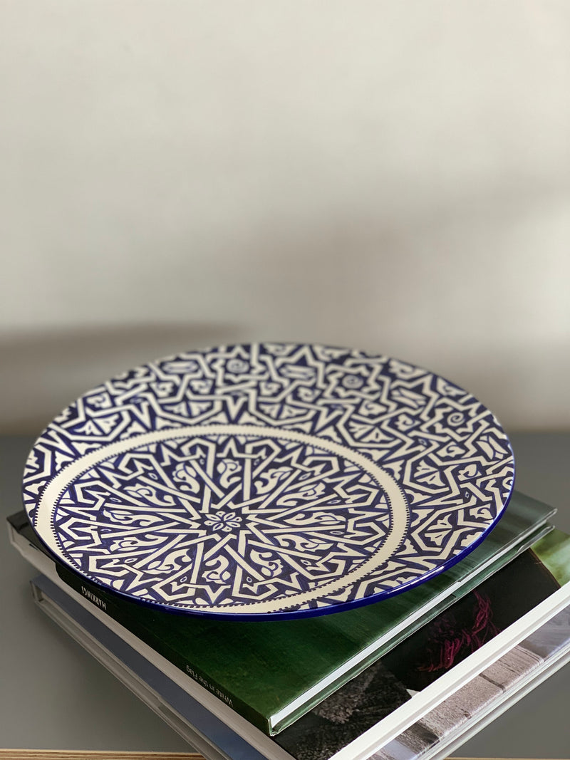 Blue & White Traditional Plate